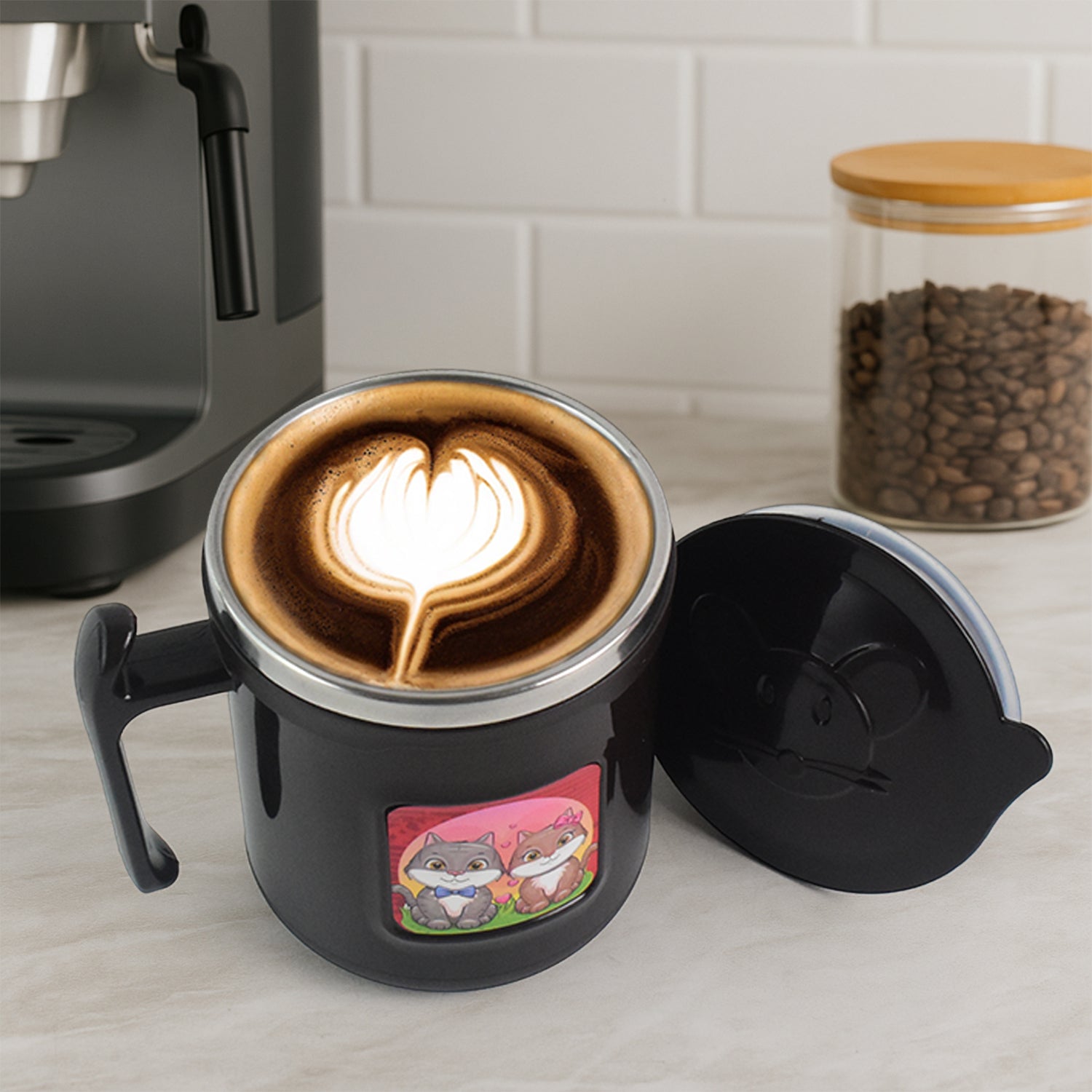 1 Pc Apex Cat Mug – 250 ml Stainless Steel Insulated Inner with Cute Cat Print 1 Pc Apex Cat Mug – 250 ml Stainless Steel Insulated Inner with Cute Cat Print
